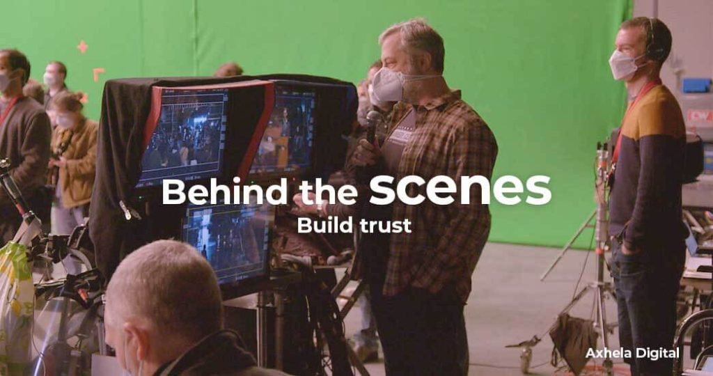 Snap Your “Behind The Scenes” Moments - Axhela Digital  Content ideas for a Digital Agency